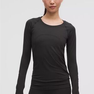 Lululemon Swiftly Tech Long-Sleeve, Black, Size 8